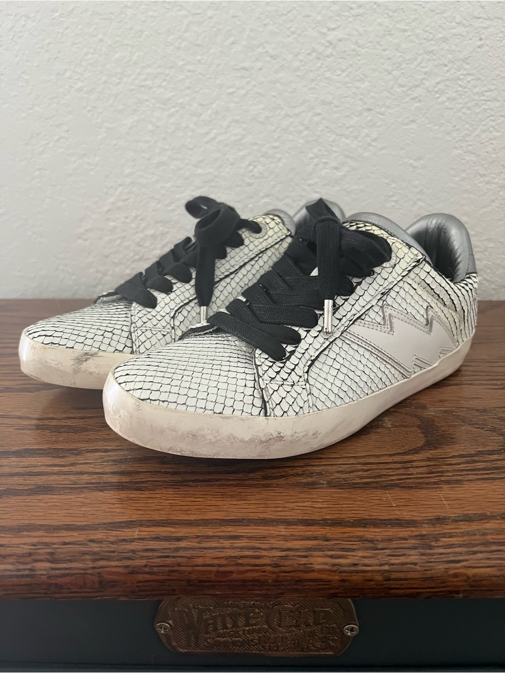 Zadig & Voltaire Women's Zadig Keith Flash Low Top Sneakers Size EU 37